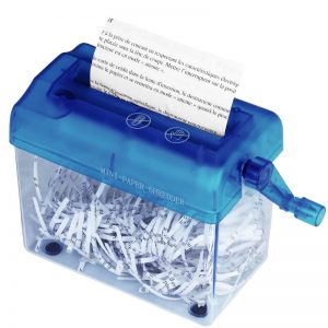 mini paper shredder