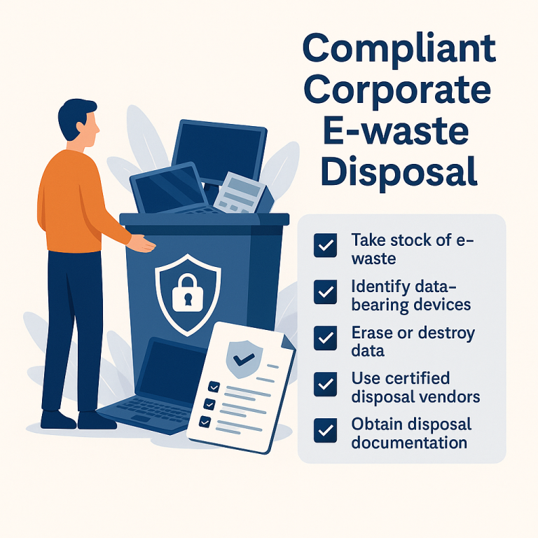 7 Steps to Compliant Corporate E-Waste Disposal in Singapore (with Checklist)