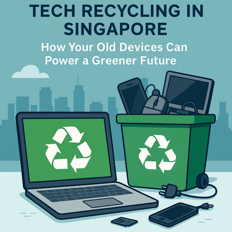 Tech Recycling in Singapore: How Your Old Devices Can Power a Greener Future